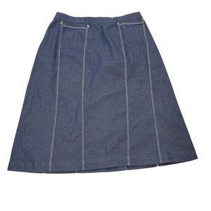 Lana Sport Woman Denim Jeans Skirt with  unique front pockets